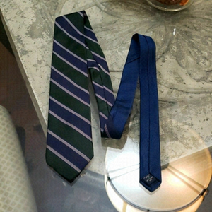 Tommy Hilfiger silk stripped tie